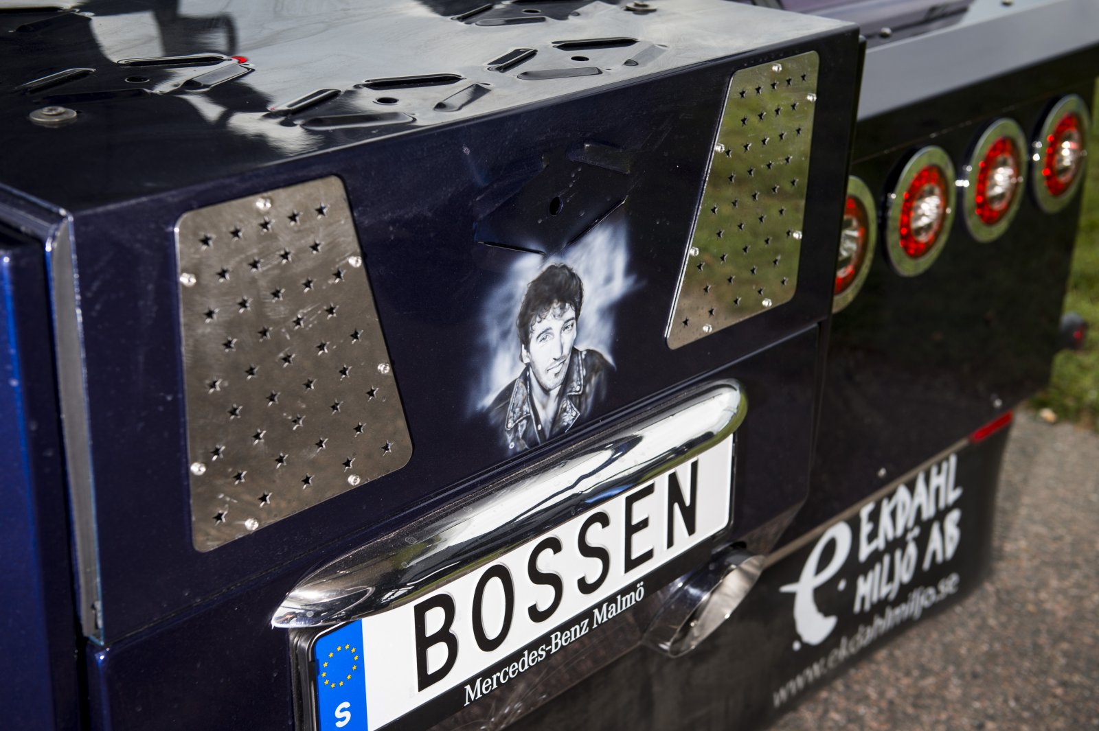 20160817 mercedes lastbil, the boss, bruce springsteen © Foto : Tomas LePrince