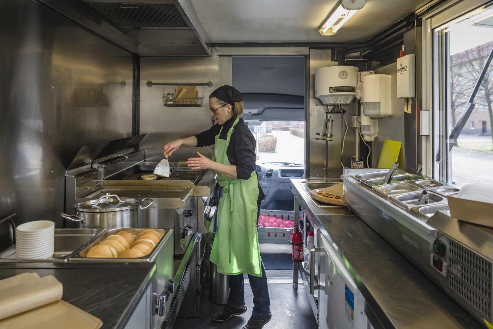 Annelie Idman, Gaston & Vega, the green food truck. © Sven Persson / swelo.se